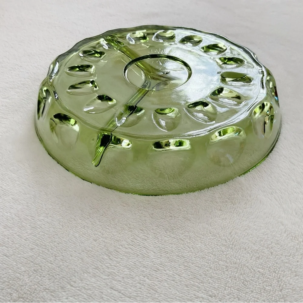 Vintage green glass